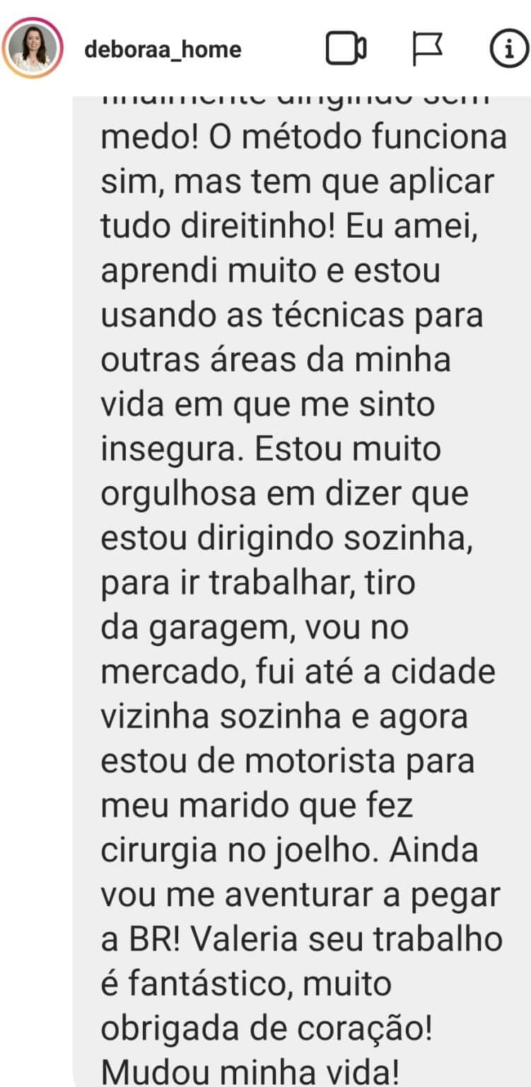 Depoimento de aluna 19