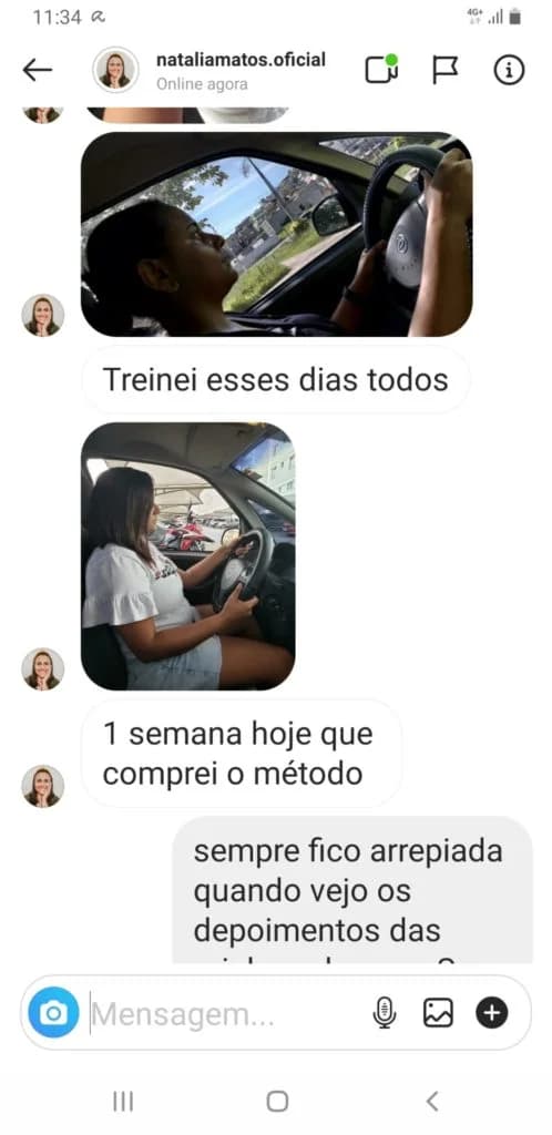 Depoimento de aluna 8