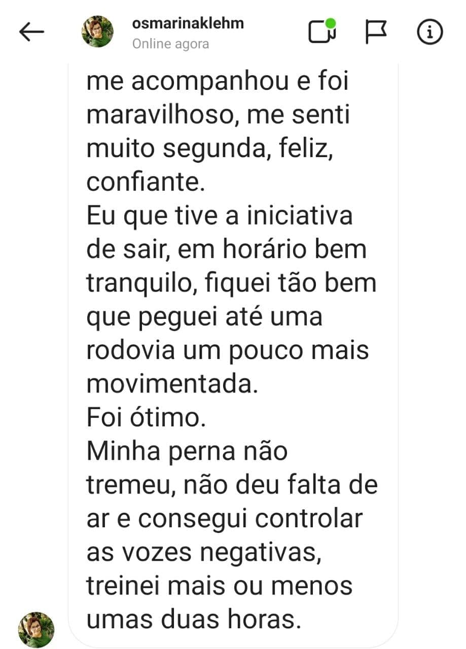 Depoimento de aluna 11