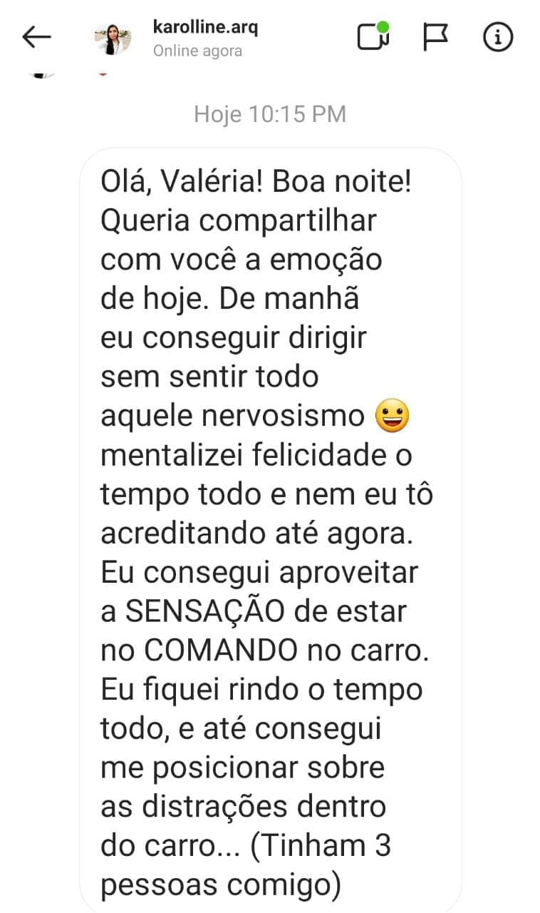 Depoimento de aluna 13